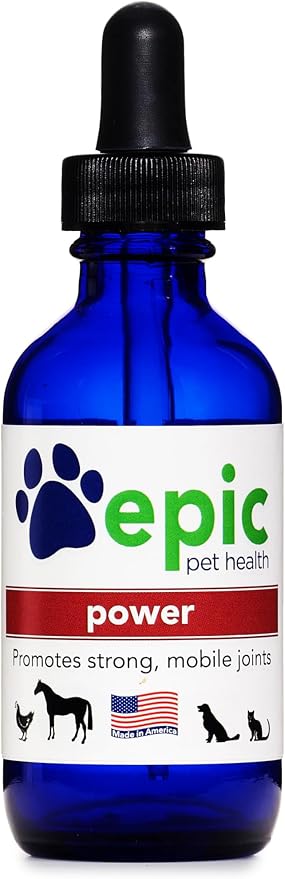 Power - All Natural Liquid Supplement for Aging Pets- Promotes Strong, Mobile Joints Naturally (Dropper, 2 Ounce)