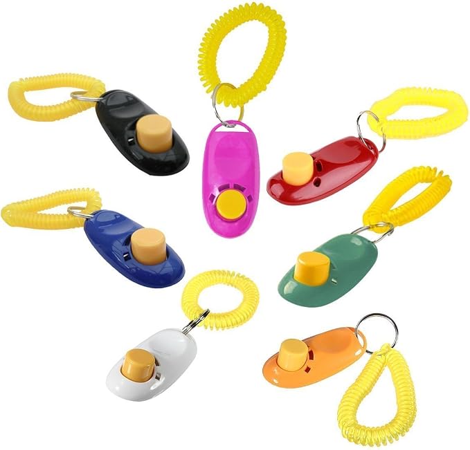 Pet Training Clicker with Wrist Strap, 3 Pack