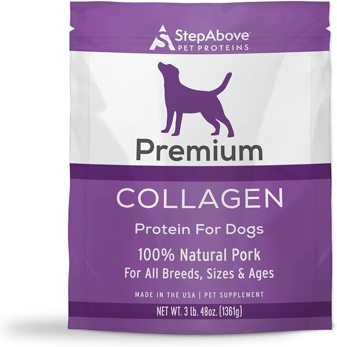 Premium Collagen Gelatin Protein for Dogs, 3Lb