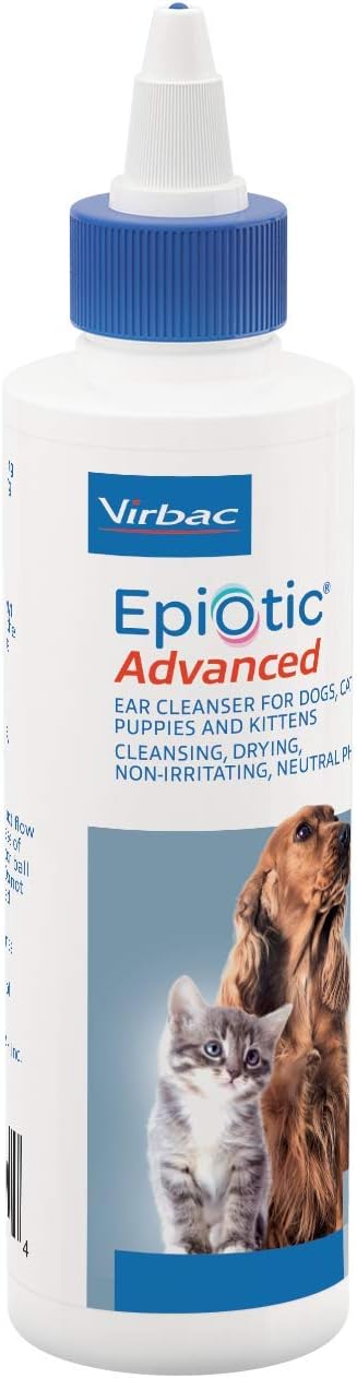 Virbac Epiotic Advanced Ear Cleanser, 4 oz (Pack of 12)