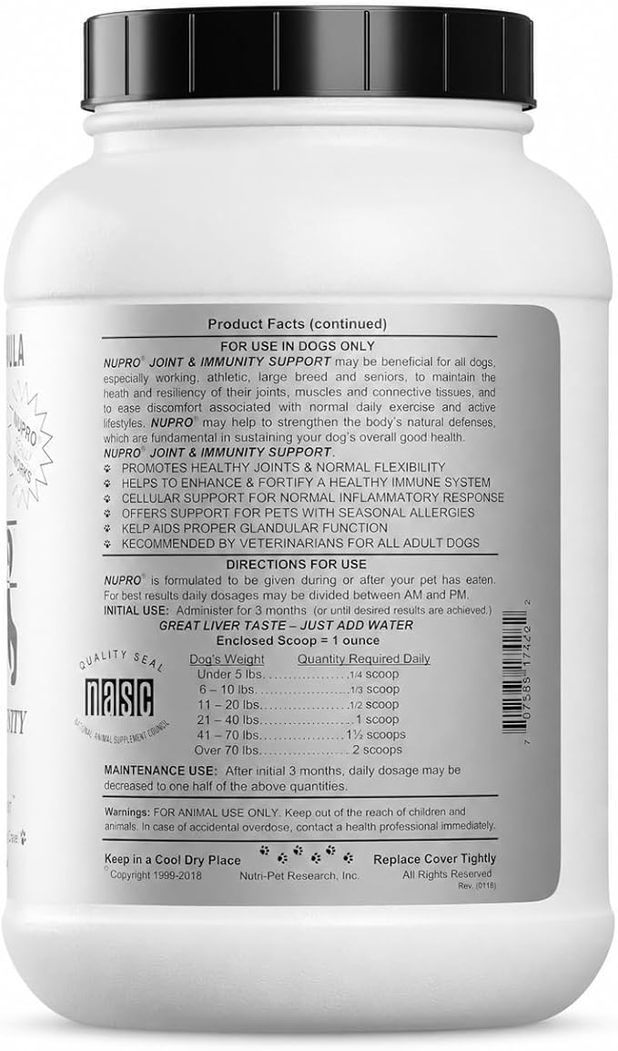 Nupro® Joint & Immunity Support, 5 Pounds (5 Pound (Pack of 1))