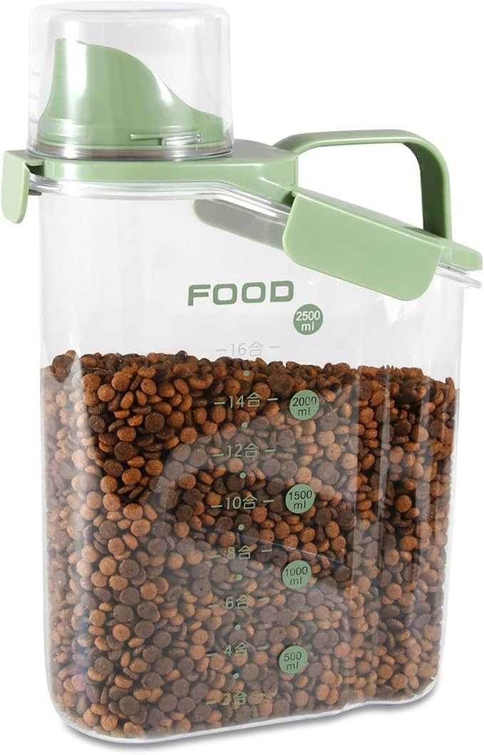 Dog Food Storage Container, Green