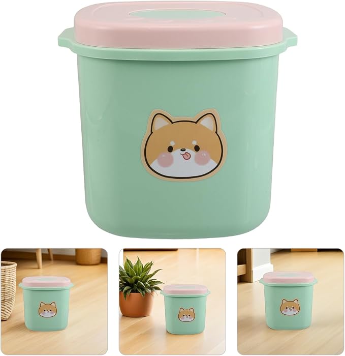 Airtight Pet Food Storage Bucket 3l Plastic Container with Lid Vacuum Seal for Dog and Cat Food Moisture and Dust Proof Farmhouse Kitchen Organization