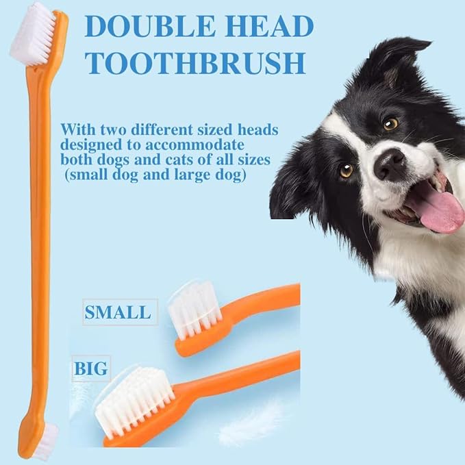Multi-Type Pet Toothbrush Small-Head Multi-Angle Toothbrush Cleaning Dogs Brush Bad Breath Teeth Cleaning Care Tool