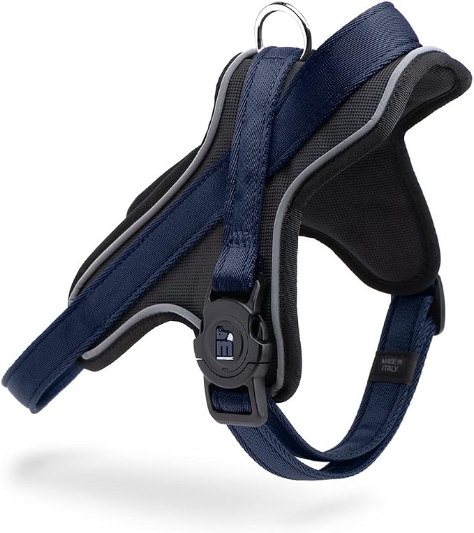 MyFamily Made in Italy Polyester Dog Bib, Your Dog's Master Data Always with You, Smartphone Connection with NFC Technology, Model K, memopet Collection