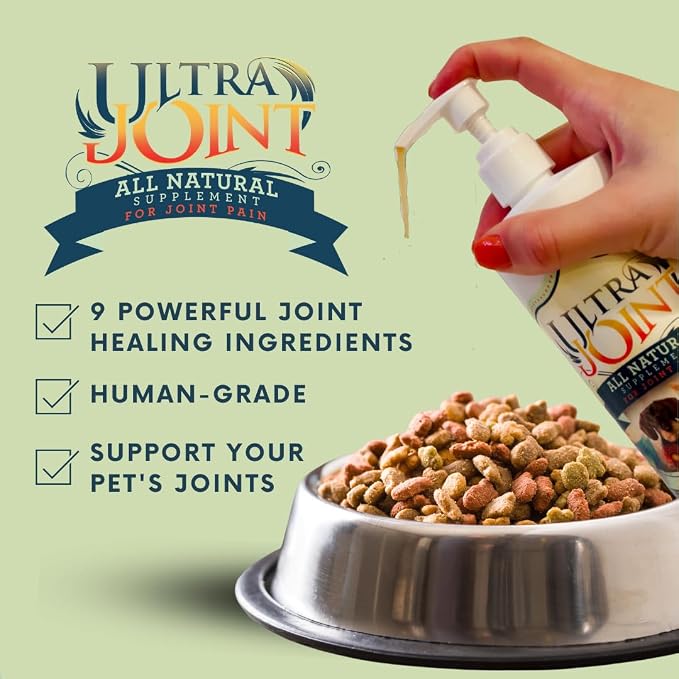 Ultra Joint - Liquid Joint Support Supplement for Dogs, 8 oz Bottle w/Pump