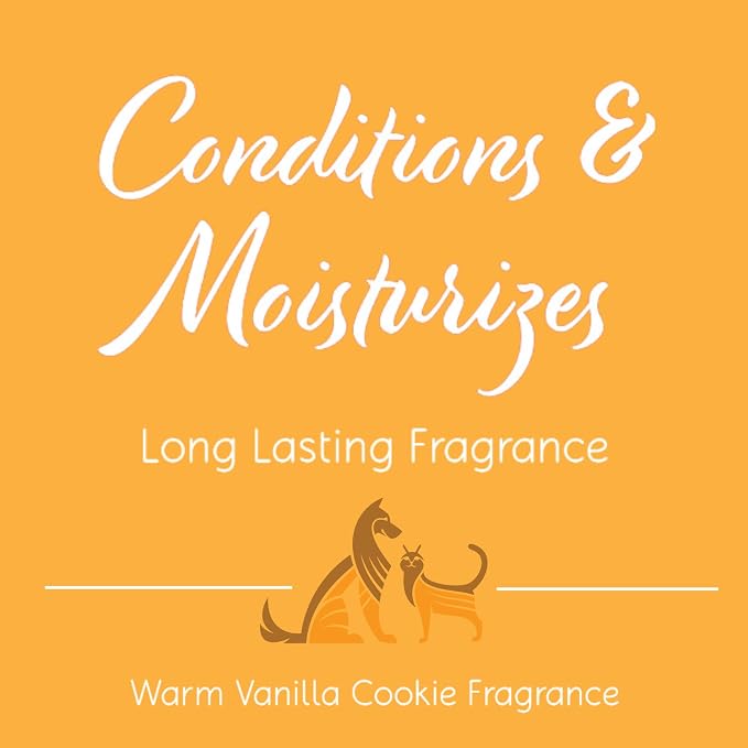 Nootie Warm Vanilla Cookie Daily Spritz for Dogs and Cats - Conditions and Moisturizes Fur, Long Lasting Pet Spray - 8oz | 8oz, conditions & moisturizes fur, spray-in formula, no rinse needed
