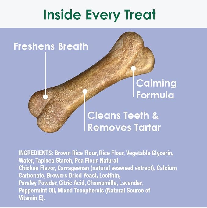 Bonies Natural Calming Formula Medium-Sized Single Bone, Chamomile, Chicken, Medium