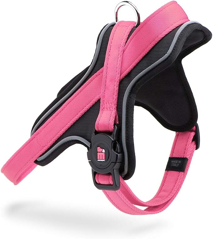 MyFamily Made in Italy Polyester Dog Bib, Your Dog's Master Data Always with You, Smartphone Connection with NFC Technology, Model K, memopet Collection