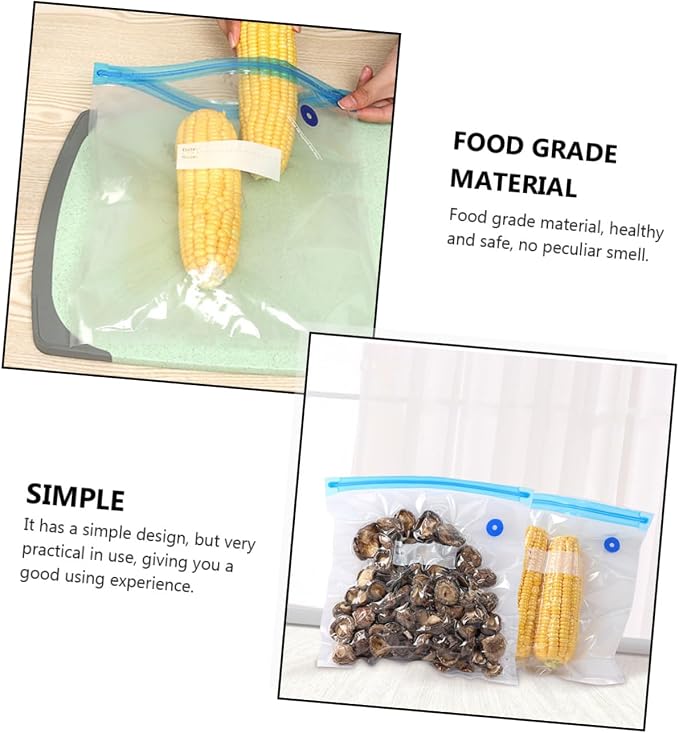 1set Vacuum Compression Food Preservation Bags for Pet Food Multifunctional Sealer Pouches Pump Airtight Kitchen Supply for Freshness and Extended Storage