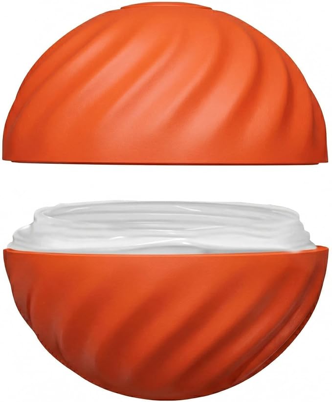 Winb Interactive LED Dog Ball Shell（2 inch）- Only Shell- Small Dogs Ball Play and Wicked Fun, Orange