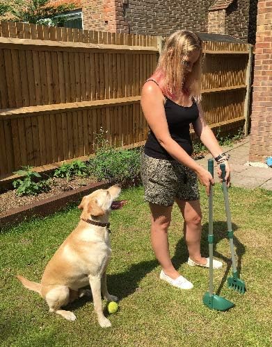 MDC Arms Length Pooper Scooper, Ideal for use on Grass or Paths for All Animal Waste Collection