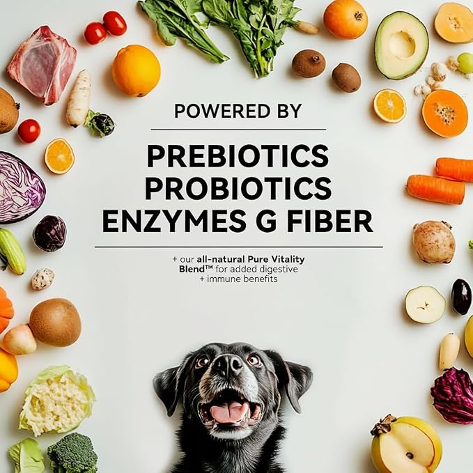 Probiotics for Dogs – Digestive & Immune Support Soft Chews with Prebiotics, Fiber & Enzymes – Relieves Diarrhea, Gas & Itchy Skin – Chicken Flavor Dog Supplement, 120 Chews