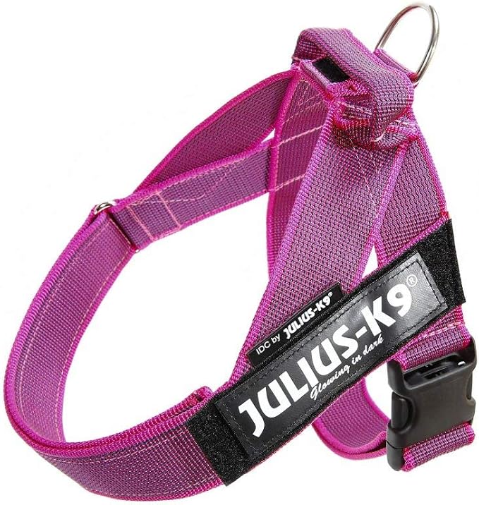 IDC Color & Gray Belt Harness, Size: M/0, Pink-Gray