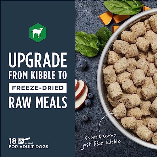 Instinct Freeze Dried Raw Meals, Natural Dry Dog Food, Grain Free - Grass Fed Lamb, 9 oz. Bag