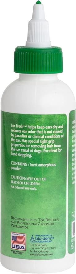 Bio-groom Dog Grooming Ear Fresh Powder, 24g 1-Pack