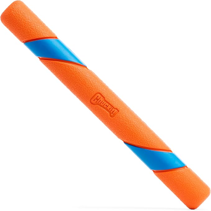 Chuckit! Ultra Fetch Stick Interactive Dog Toy, 12in, All Breeds | Crafted from the Same Durable Rubber as the Ultra Ball, This Fetch Stick Offers Bright Visibility for Outdoor Fetch Games