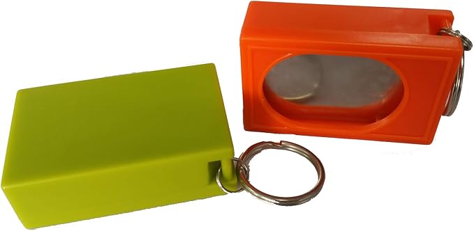 CRMADA Box Training Clickers, 2 Pcs, Red & Lime Green