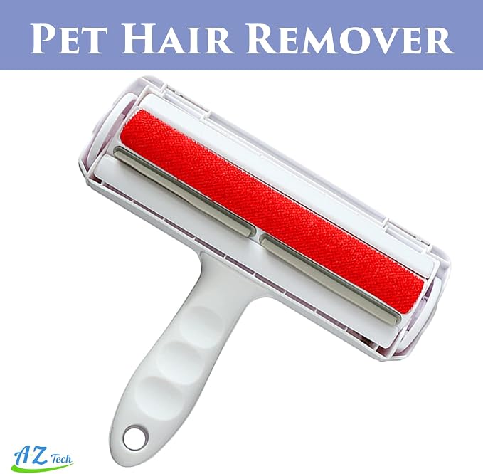 Comfortable Handle Reusable Pet Hair Remover | Cat & Dog Instant Hair Remover for Bedding, Carpet & Furniture | Suitable for Every Material | Hair-Free Home Guaranteed | Cost Effective Product.