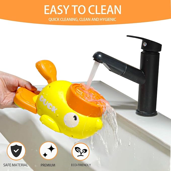 Cat & Small Dog Interactive Treat Dispenser Toy, 2-in-1 Duck Shaped Slow Feeder, Mentally Stimulating Puzzle Toy, Reduces Bloating Anti-Gulping for Indoor Pets