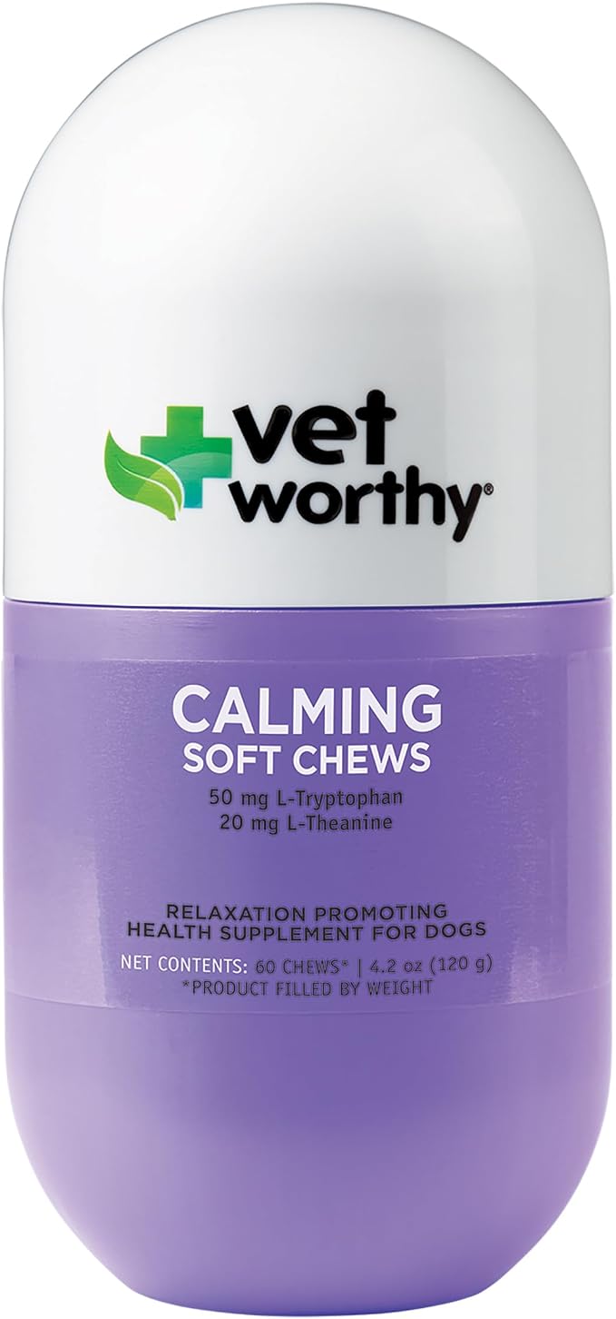 Vet Worthy Dog Calming Chews, 60-Pack, 60ct