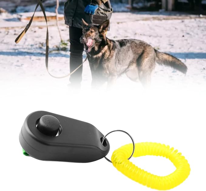 Chrees Dog Training Clicker Ring, Black