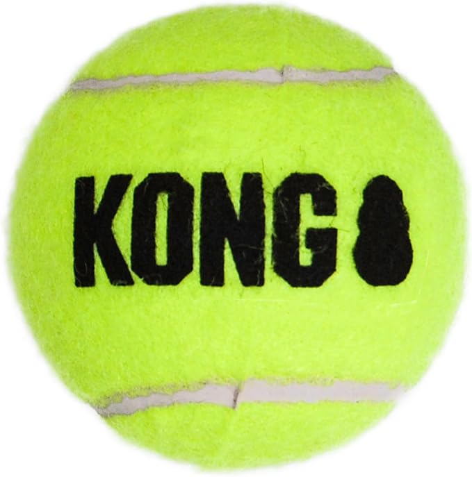 KONG Air Dog SqueakAir Dog Toy Tennis Balls, Medium (6 Pack)