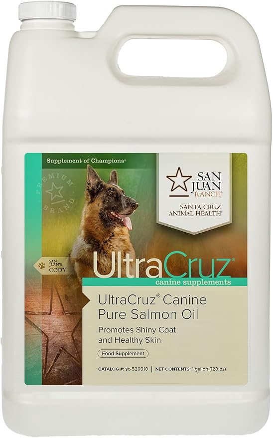UltraCruz® Canine Pure Salmon Oil, 1 gal Refill