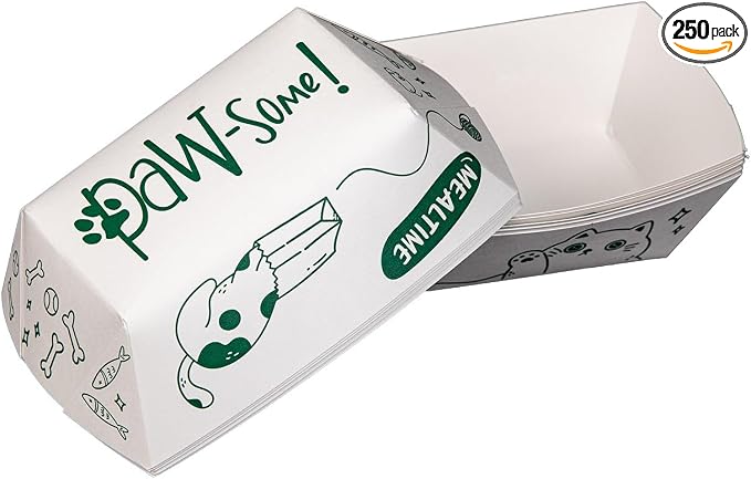 Southern Champion Tray Medium Disposable Pet Food Bowl, 1 Cup, 250 Count