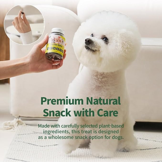 Pet Gikimi Bone to Pet – Joint & Hip Support Chews for Dogs with Patella & Mobility Concerns, Plant-Based, Human-Grade