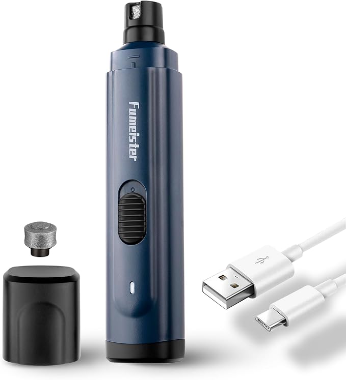 Pet Nail Grinder, Quiet 2-Speed Type-C Rechargeable - Blue