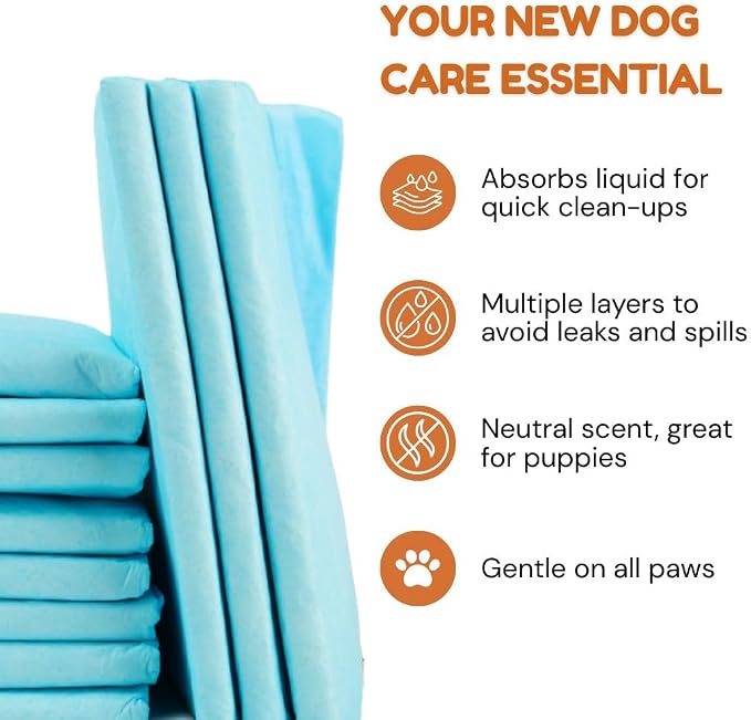UltraCare Superabsorbent Leak Proof Odor Free Pet Friendly Puppy Pads, Best Potty-Training Disposable Pads, Gentle on Paws Pads XXL 100 XX Large 30x36 100 Count