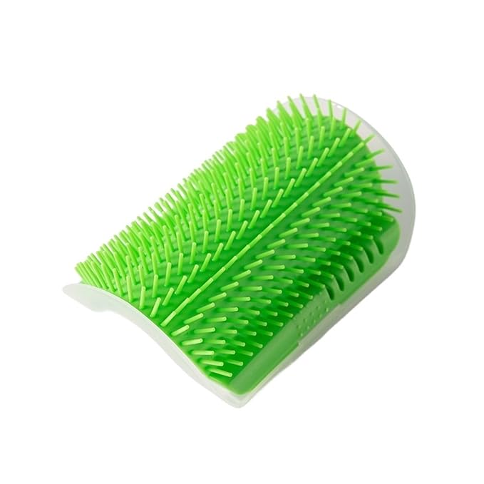 2pcs Compatible For Cat Massage Tool Pet Hair Removal Comb Wall Corner Cleaning Rubbing Brush Cats Toys Beauty Supplies(C)