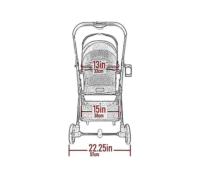 Pet Gear 3-in-1 View 360 Travel System Stroller - Blossom, 4 Wheel