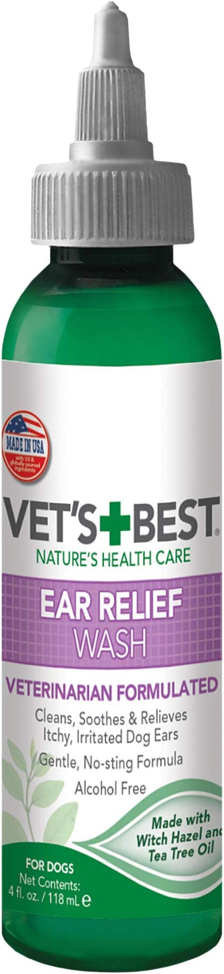 Vet's Best Dog Ear Relief Wash, 4 fl oz