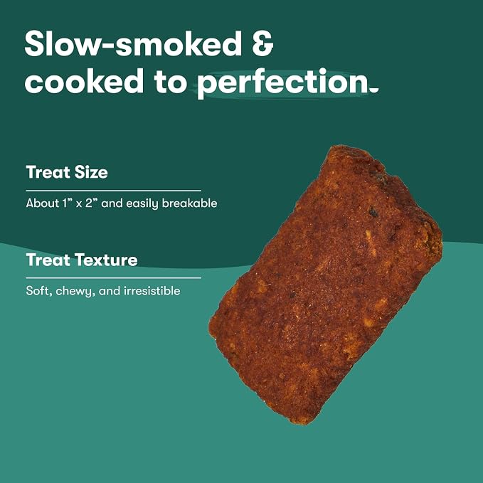 Jinx Tenders Salmon Jerky Dog Treats, All-Natural Ingredients, Soft and Chewy, Low-Calorie, Slow-Smoked Salmon & Pumpkin, No Fillers, 5oz (Pack of 2)