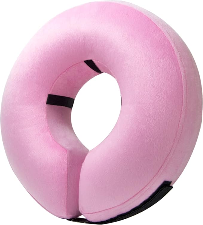 BENCMATE Inflatable Dog Cone Collar Alternative After Surgery XLarge, Pink | Soft Dog Cone for Small Medium Large Dogs and Cats, Doggie Neck Donut Recovery ECollar to Stop Licking Pets from Injury