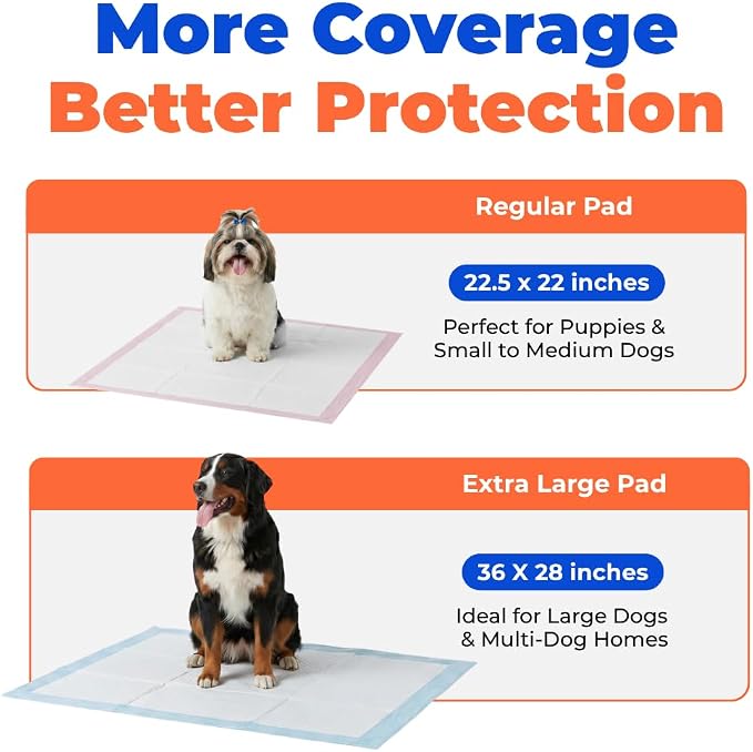 Best Pet Supplies Puppy Pads (22.5 x 22 Inches) - Disposable, Dog Training Potty , Super Absorbent Baby Pink Puppy Pee Pads for Dogs (100 Count)