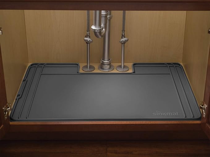 WeatherTech Single High Pet Feeding System w/Plastic Dog/Cat Bowls - 12" High Stand Dark Grey (PSH6412DGDG)