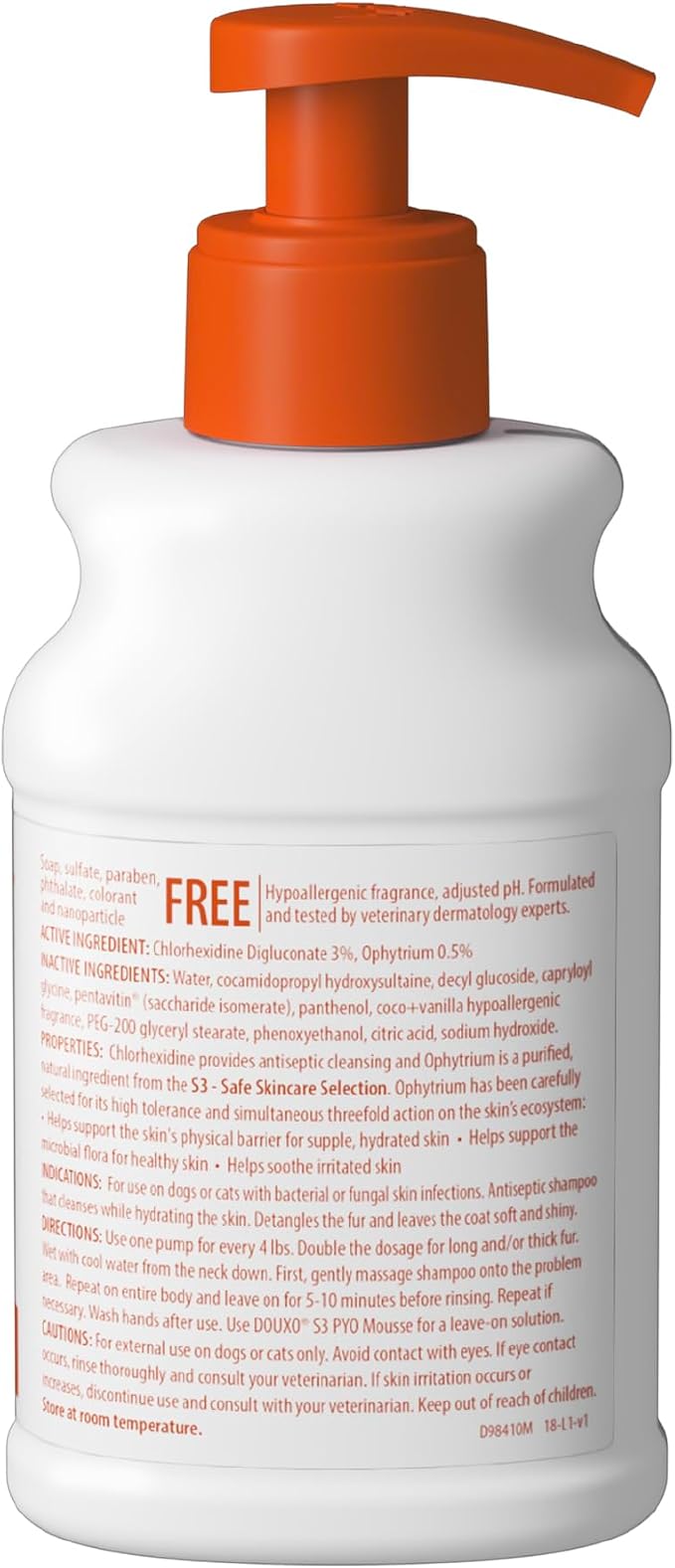 Douxo S3 PYO Medicated Dog Shampoo with 3% Chlorhexidine for Dogs – Antibacterial & Antiseptic Yeast Infection Treatment For Dogs & Cats, Clinically Proven, 6.7 fl oz | Antibacterial & Antiseptic Yeast Infection Treatment For Dogs & Cats, Clinically Pr...