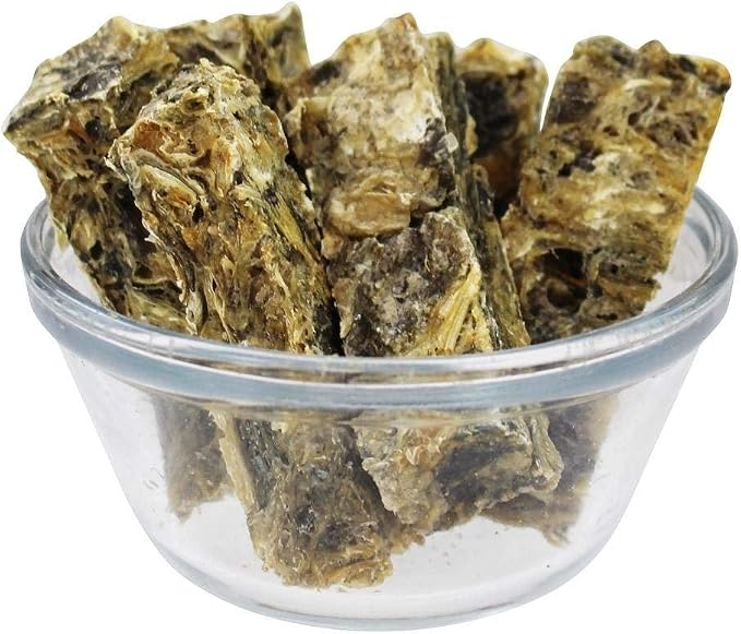 Plato Single Ingredient Wild-Caught Cod Skin Sticks Dog Treats, Air-Dried Omega-Rich Skin & Coat Support, 10 oz
