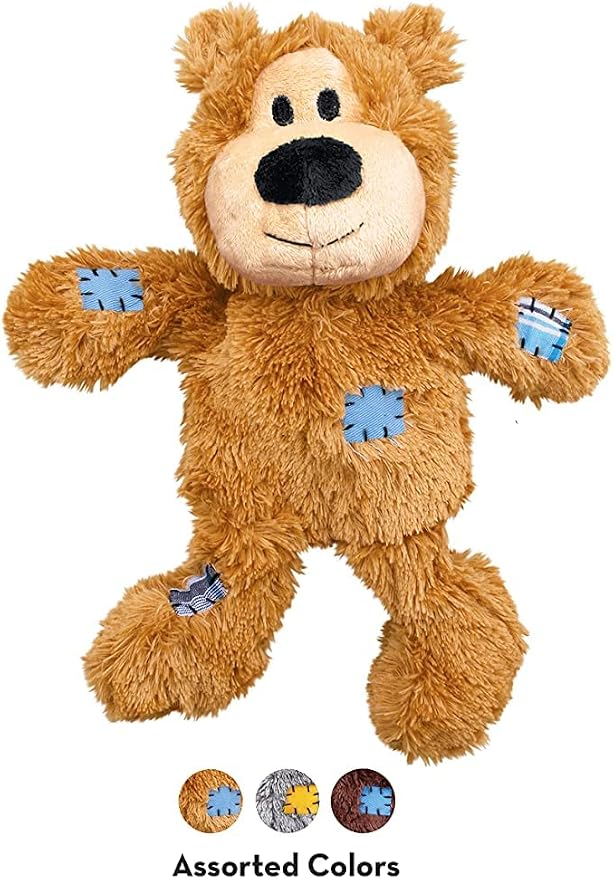 Kong Wild Knots Bears Durable Dog Toys Size:Small/Med Pack of 2 Small Breeds