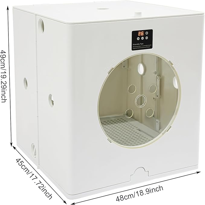 Automatic Cat Dog Dryer Box, 800w Adjustable Pets Blow | Hair Drying Machine with Viewable Window Fresh Air Ventilation, 88l/79.9qt Capacity Cat Dryer Box for Households, Pets Shops