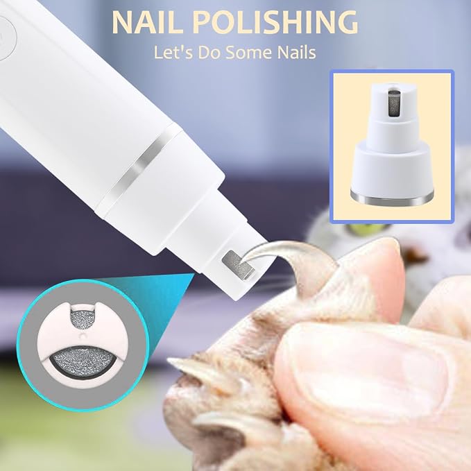 4-in-1 Dog Grooming Kit - Clippers & Nail Grinder