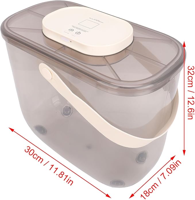 Luqeeg Seal Pet Food Container, Large