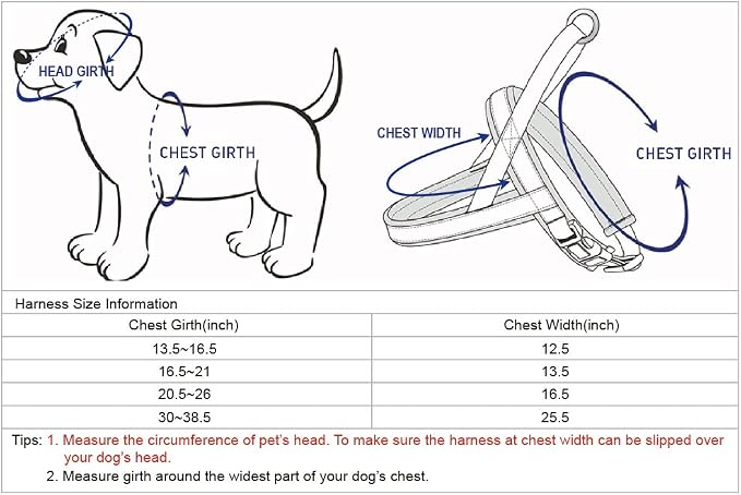 Blueberry Pet 4 Colors Soft & Comfy 3M Reflective Jacquard Padded Dog Harness, Chest Girth 30" - 38.5", Marsala Red, Large, Adjustable Harnesses for Dogs