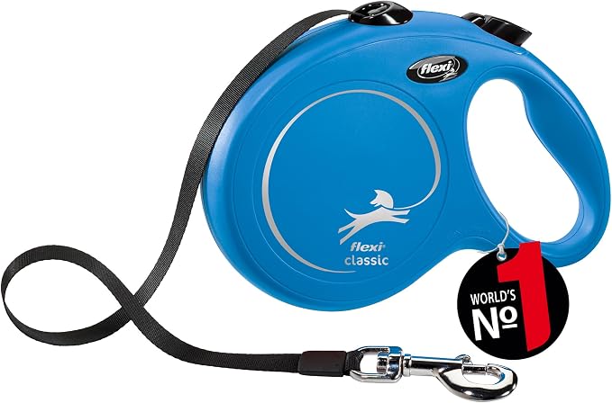 Flexi Cl30T8.210.Bl Roll-Leash New Classic L Tape 8 M, Blue