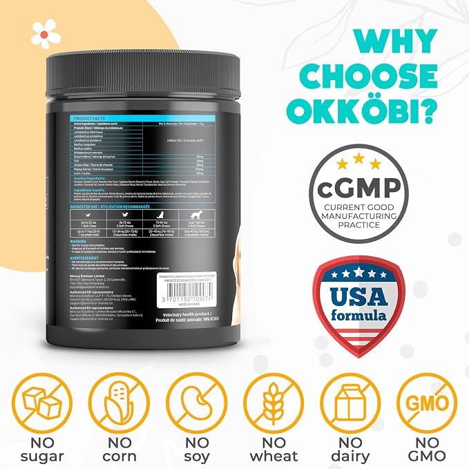 Probiotics for Dogs Chews 150PCs - Digestive, Gut Health & Diarrhea Support - Probiotic Chews for Dogs - Vet Approved US Formula with Dog Probiotics, Enzymes & Natural Ingredients - Chicken