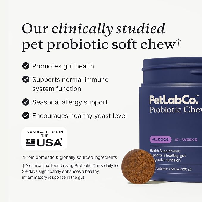 PetLab Co. Probiotic Chews for Dogs - Salmon, 30ct, 2-Pack