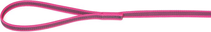 Color & Gray Super-Grip Leash with Handle, 14 mm x 2 m, Pink-Gray